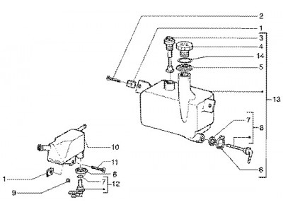 Δοχείο λαδιού μείξης-εξαερωτήρας